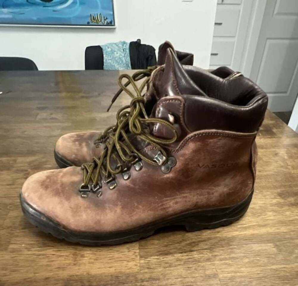 Vasque Gore-Tex Brown Leather Hiking Boots Made in Italy Men's US 10.5